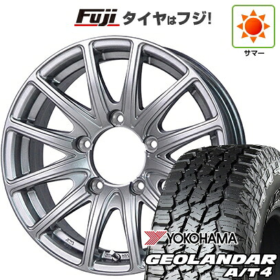 【新品】ジムニー 夏タイヤ ホイール4本セット 175/80R16 ヨコハマ ジオランダー A/T4 G018 WL/RBL ホットスタッフ バイソン BN-01 5.5J 16インチ(送料無料)|フジ スペシャルセレクション