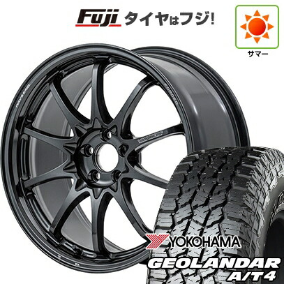 【新品国産車用5穴114.3】 夏タイヤ ホイール4本セット 225/60R18 ヨコハマ ジオランダー A/T4 G018 RBL RAYS レイズ ボルクレーシング CE28N-plus 7.5J 18インチ(送料無料)