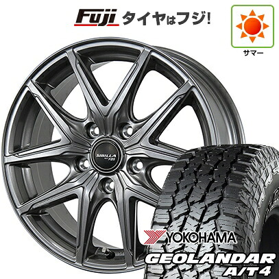【新品国産車用5穴114.3】 夏タイヤ ホイール4本セット 215/60R17 ヨコハマ ジオランダー A/T4 G018 RBL トピー シビラ NEXT F05 7J 17インチ(送料無料)|フジ スペシャルセレクション