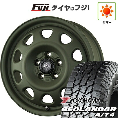 【新品国産車用5穴114.3】 夏タイヤ ホイール4本セット 225/60R17 ヨコハマ ジオランダー A/T4 G018 RBL トピー ランドフット SWZ 数量限定 7J 17インチ(送料無料)｜フジ スペシャルセレクション