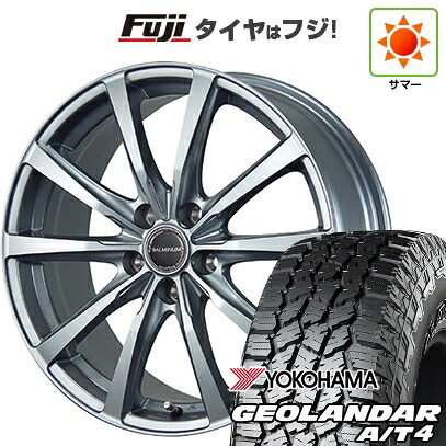 【新品国産車用5穴114.3】 夏タイヤ ホイール4本セット 225/60R18 ヨコハマ ジオランダー A/T4 G018 RBL ブリヂストン バルミナ LS10 7.5J 18インチ(送料無料)｜フジ スペシャルセレクション