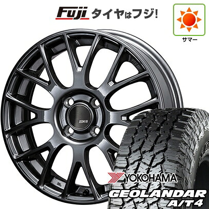 【新品国産車用5穴114.3】 夏タイヤ ホイール4本セット 225/65R17 102 H ヨコハマ ジオランダー A/T4 G018 RBL SSR GT GTV04 7J 17インチ(送料無料) 106,250円