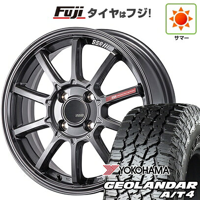 【新品国産車用5穴114.3】 夏タイヤ ホイール4本セット 225/65R17 102 H ヨコハマ ジオランダー A/T4 G018 RBL SSR GT GTV05 7J 17インチ(送料無料)