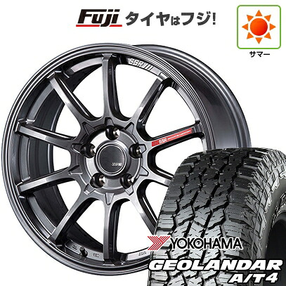 【新品国産車用5穴114.3】 夏タイヤ ホイール4本セット 225/60R18 ヨコハマ ジオランダー A/T4 G018 RBL SSR GT GTV05 7.5J 18インチ(送料無料)｜フジ スペシャルセレクション