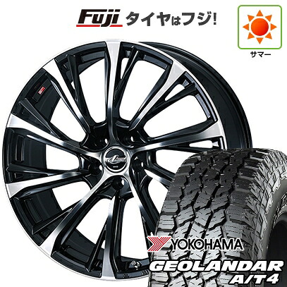 【新品国産車用5穴114.3】 夏タイヤ ホイール4本セット 235/60R18 ヨコハマ ジオランダー A/T4 G018 RBL WEDS ウェッズ レオニス JG 7J 18インチ(送料無料)