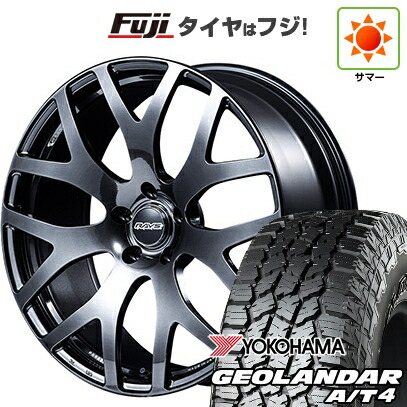 【新品国産車用5穴114.3】 夏タイヤ ホイール4本セット 225/60R18 ヨコハマ ジオランダー A/T4 G018 RBL RAYS レイズ VMF S-01 7.5J 18インチ(送料無料)