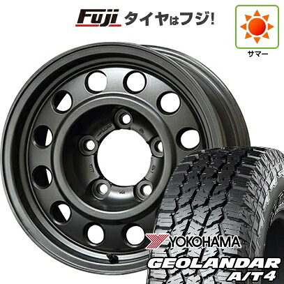 【新品】ランクル70(GDJ76W) 夏タイヤ ホイール4本セット 275/70R16 ヨコハマ ジオランダー A/T4 G018 RBL ジャオス トライブ トヨタ車専用 8J 16インチ(送料無料)｜フジ スペシャルセレクション