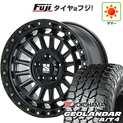 【新品国産車用5穴114.3】 夏タイヤ ホイール4本セット 215/65R16 ヨコハマ ジオランダー A/T4 G018 RBL MLJ エクストリームJ XJ08 7J 16インチ(送料無料)｜フジ スペシャルセレクション