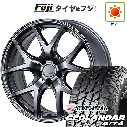 【新品国産車用5穴114.3】 夏タイヤ ホイール4本セット 235/60R18 ヨコハマ ジオランダー A/T4 G018 RBL SSR GT GTV03 グラファイトガンメタ【限定】 8J 18インチ(送料無料)
