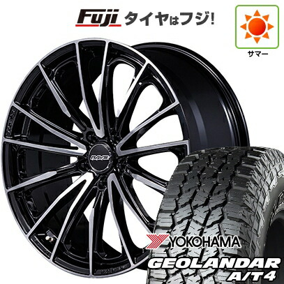 【新品国産車用5穴114.3】 夏タイヤ ホイール4本セット 235/60R18 ヨコハマ ジオランダー A/T4 G018 RBL RAYS レイズ ベルサス ヴォウジェ SE SPEC-M 7J 18インチ(送料無料)