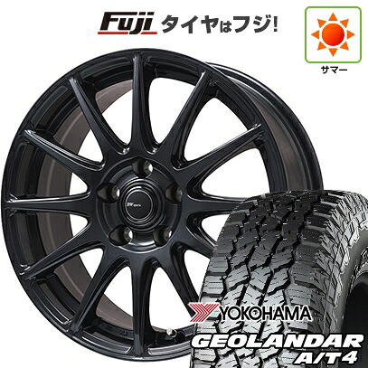 【新品国産車用5穴114.3】 夏タイヤ ホイール4本セット 225/60R18 ヨコハマ ジオランダー A/T4 G018 RBL ビッグウエイ BWスポーツ S-120 ダークガンメタ 7.5J 18インチ(送料無料)｜フジ スペシャルセレクション