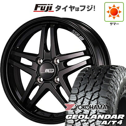 【新品国産車用5穴114.3】 夏タイヤ ホイール4本セット 215/60R17 ヨコハマ ジオランダー A/T4 G018 RBL SSR GT GTV06 7J 17インチ(送料無料)|フジ スペシャルセレクション