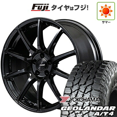 【新品国産車用5穴114.3】 夏タイヤ ホイール4本セット 225/55R18 ヨコハマ ジオランダー A/T4 G018 RBL RAYS レイズ グラムライツ 57TR 8J 18インチ(送料無料)｜フジ スペシャルセレクション