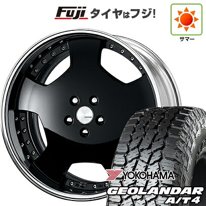 【新品国産車用5穴114.3】 夏タイヤ ホイール4本セット 225/60R18 ヨコハマ ジオランダー A/T4 G018 RBL WORK ワーク ランベック LDZ 8J 18インチ(送料無料)