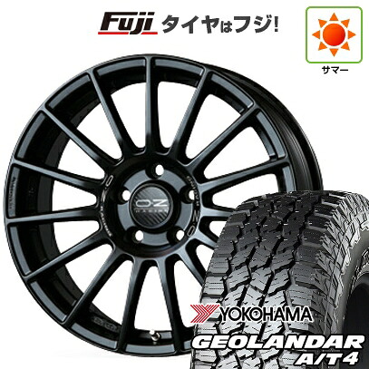 【新品国産車用5穴114.3】 夏タイヤ ホイール4本セット 235/60R18 ヨコハマ ジオランダー A/T4 G018 RBL OZ スーパーツーリズモ LM 8J 18インチ(送料無料)
