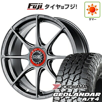 【新品国産車用5穴114.3】 夏タイヤ ホイール4本セット 225/65R17 107/103 S ヨコハマ ジオランダー A/T4 G018 RBL OZ フォーミュラHLT 7.5J 17インチ(送料無料)｜フジ スペシャルセレクション