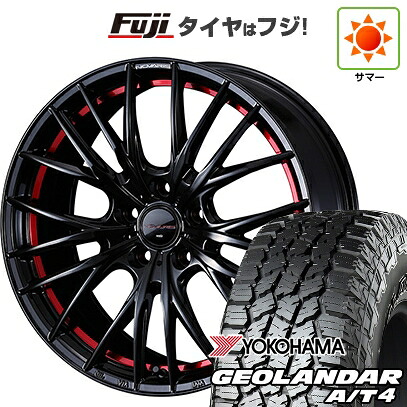 【新品国産車用5穴114.3】 夏タイヤ ホイール4本セット 235/60R18 ヨコハマ ジオランダー A/T4 G018 RBL WEDS ウェッズ ノヴァリス ローグ QR 7.5J 18インチ(送料無料)