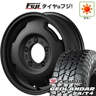 【新品】ジムニー 夏タイヤ ホイール4本セット 175/80R16 ヨコハマ ジオランダー A/T4 G018 WL/RBL アピオ ワイルドボア SR 5.5J 16インチ(送料無料)
