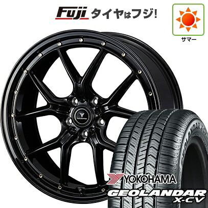 【新品国産車用5穴114.3】 夏タイヤ ホイール4本セット 255/45R20 ヨコハマ ジオランダー X-CV G057 WEDS ウェッズ ノヴァリス アセット S1 8.5J 20インチ(送料無料)|フジ スペシャルセレクション