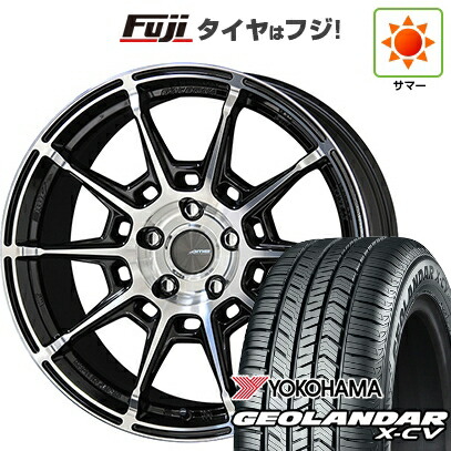 【新品国産車用5穴114.3】 夏タイヤ ホイール4本セット 235/55R19 ヨコハマ ジオランダー X-CV G057 共豊 ガレルナ レフィーノ 8J 19インチ(送料無料)|フジ スペシャルセレクション