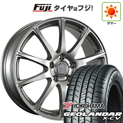 【新品国産車用5穴114.3】 夏タイヤ ホイール4本セット 235/55R19 ヨコハマ ジオランダー X-CV G057 ブリヂストン エコフォルム SE-23 7.5J 19インチ(送料無料) 118,450円