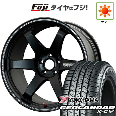 【新品国産車用5穴114.3】 夏タイヤ ホイール4本セット 225/45R19 ヨコハマ ジオランダー X-CV G057 RAYS レイズ ボルクレーシング TE37ULTRA トラックエディションII 8.5J 19インチ(送料無料)