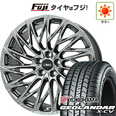 【新品国産車用5穴114.3】 夏タイヤ ホイール4本セット 255/45R20 ヨコハマ ジオランダー X-CV G057 クライメイト 鳳凰(HOUOH) 8.5J 20インチ(送料無料)