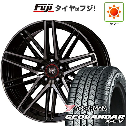 【新品国産車用5穴114.3】 夏タイヤ ホイール4本セット 255/45R20 ヨコハマ ジオランダー X-CV G057 クリムソン クラブリネア カッサーノ FF 8.5J 20インチ(送料無料)