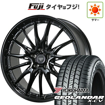【新品国産車用5穴114.3】 夏タイヤ ホイール4本セット 245/45R20 ヨコハマ ジオランダー X-CV G057 トピー ドルフレン ヒューバー 8.5J 20インチ(送料無料)|フジ スペシャルセレクション