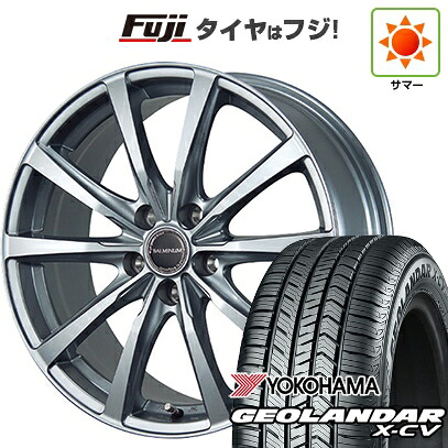 【新品国産車用5穴114.3】 夏タイヤ ホイール4本セット 225/45R19 ヨコハマ ジオランダー X-CV G057 ブリヂストン バルミナ LS10 7.5J 19インチ(送料無料)｜フジ スペシャルセレクション
