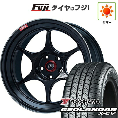 【新品国産車用5穴114.3】 夏タイヤ ホイール4本セット 235/55R19 ヨコハマ ジオランダー X-CV G057 ENKEI エンケイ PerformanceLine PF06 8J 19インチ(送料無料)|フジ スペシャルセレクション