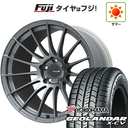 【新品国産車用5穴114.3】 夏タイヤ ホイール4本セット 255/45R20 ヨコハマ ジオランダー X-CV G057 ENKEI エンケイ Racing Revolution RS-05RR 8.5J 20インチ(送料無料)｜フジ スペシャルセレクション 214,950円