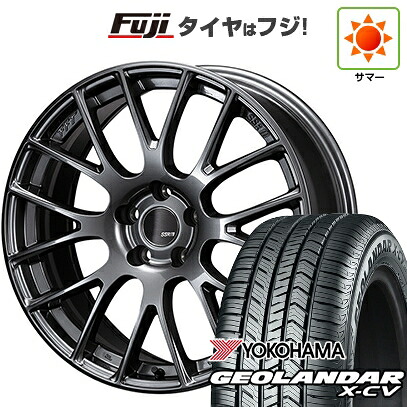 【新品国産車用5穴114.3】 夏タイヤ ホイール4本セット 225/45R19 ヨコハマ ジオランダー X-CV G057 SSR GT GTV04 8.5J 19インチ(送料無料) 142,350円