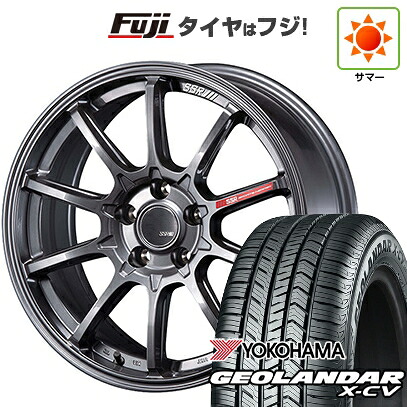 【新品国産車用5穴114.3】 夏タイヤ ホイール4本セット 235/55R19 ヨコハマ ジオランダー X-CV G057 SSR GT GTV05 8J 19インチ(送料無料)