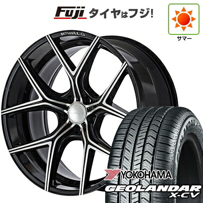【新品】40系アルファード/ヴェルファイア用 夏タイヤ ホイール4本セット 245/45R20 ヨコハマ ジオランダー X-CV G057 WALD ヴァルド イリマ 1P I11-C【限定】 8.5J 20インチ(送料無料)