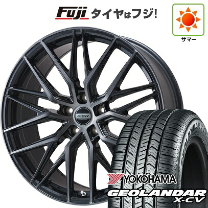 【新品】40系アルファード/ヴェルファイア用 夏タイヤ ホイール4本セット 245/45R20 ヨコハマ ジオランダー X-CV G057 プレミックス MER XMESH ブラッククリア 8.5J 20インチ(送料無料)｜フジ スペシャルセレクション