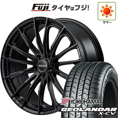 【新品国産車用5穴114.3】 夏タイヤ ホイール4本セット 255/45R20 ヨコハマ ジオランダー X-CV G057 RAYS レイズ ベルサス ヴォウジェ SE 8.5J 20インチ(送料無料)