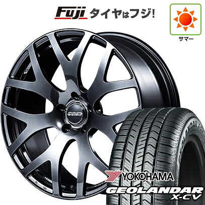 【新品国産車用5穴114.3】 夏タイヤ ホイール4本セット 235/55R19 ヨコハマ ジオランダー X-CV G057 RAYS レイズ VMF S-01 8J 19インチ(送料無料)