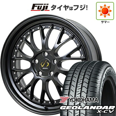 【新品国産車用5穴114.3】 夏タイヤ ホイール4本セット 235/55R19 ヨコハマ ジオランダー X-CV G057 ホットスタッフ シュティッヒ メッシュNR 7J 19インチ(送料無料)｜フジ スペシャルセレクション 119,050円