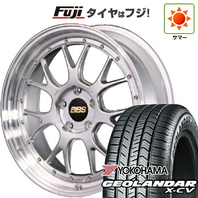【新品国産車用5穴114.3】 夏タイヤ ホイール4本セット 225/45R19 ヨコハマ ジオランダー X-CV G057 BBS JAPAN LM-R 8.5J 19インチ(送料無料)