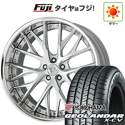 【新品国産車用5穴114.3】 夏タイヤ ホイール4本セット 265/40R22 ヨコハマ ジオランダー X-CV G057 WORK ワーク LS バサラ 9J 22インチ(送料無料)|フジ スペシャルセレクション