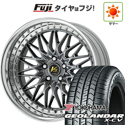 【新品国産車用5穴114.3】 夏タイヤ ホイール4本セット 235/55R19 ヨコハマ ジオランダー X-CV G057 WORK ワーク VS VS-XV 8.5J 19インチ(送料無料)