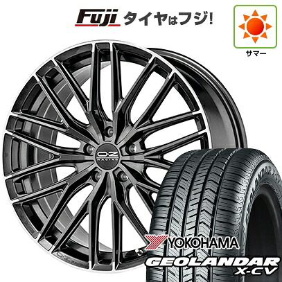 【新品国産車用5穴114.3】 夏タイヤ ホイール4本セット 225/45R19 ヨコハマ ジオランダー X-CV G057 OZ グランツーリズモ HLT 8.5J 19インチ(送料無料)