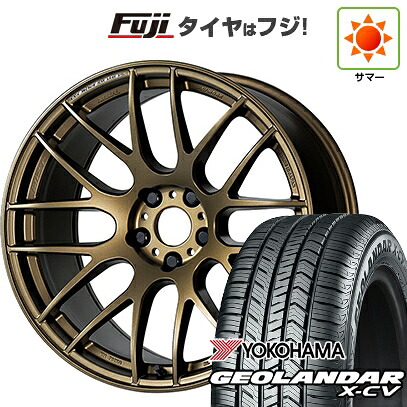 【新品国産車用5穴114.3】 夏タイヤ ホイール4本セット 235/55R19 ヨコハマ ジオランダー X-CV G057 WORK ワーク エモーション M8R 8.5J 19インチ(送料無料)