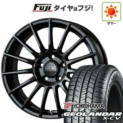 【新品国産車用5穴114.3】 夏タイヤ ホイール4本セット 235/55R19 ヨコハマ ジオランダー X-CV G057 OZ スーパーツーリズモ LM 8.5J 19インチ(送料無料)｜フジ スペシャルセレクション