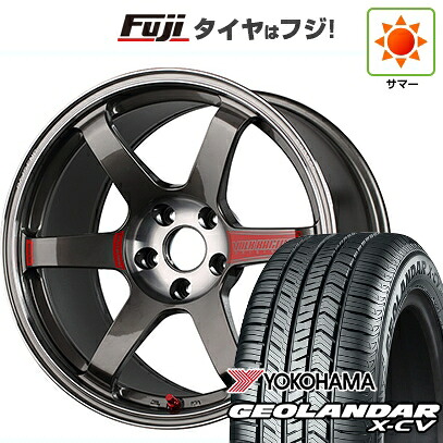 【新品国産車用5穴114.3】 夏タイヤ ホイール4本セット 235/55R19 ヨコハマ ジオランダー X-CV G057 RAYS レイズ ボルクレーシング TE37 サーガ SL 8.5J 19インチ(送料無料)