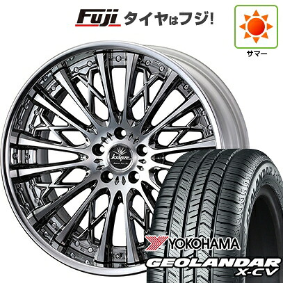 【新品国産車用5穴114.3】 夏タイヤ ホイール4本セット 245/45R20 ヨコハマ ジオランダー X-CV G057 WEDS ウェッズ クレンツェ シュリット【限定】 8.5J 20インチ(送料無料)