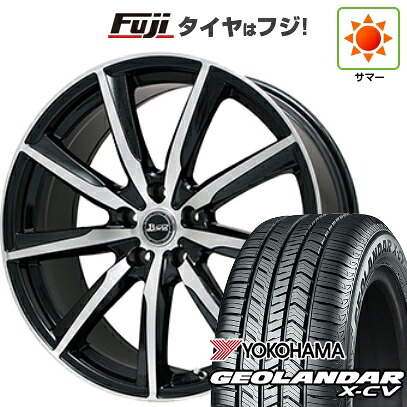 【新品国産車用5穴114.3】 夏タイヤ ホイール4本セット 245/45R20 ヨコハマ ジオランダー X-CV G057 ビッグウエイ B-WIN ヴェノーザ 9 8.5J 20インチ(送料無料)