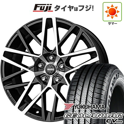 【新品国産車用5穴114.3】 夏タイヤ ホイール4本セット 235/55R18 ヨコハマ ジオランダー CV G058 モモ アベンジャー 8J 18インチ(送料無料)