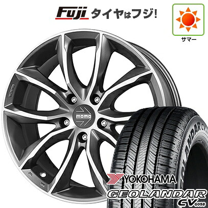 【新品国産車用5穴114.3】 夏タイヤ ホイール4本セット 215/65R16 ヨコハマ ジオランダー CV G058 モモ スクリームジェットEVO 7J 16インチ(送料無料)